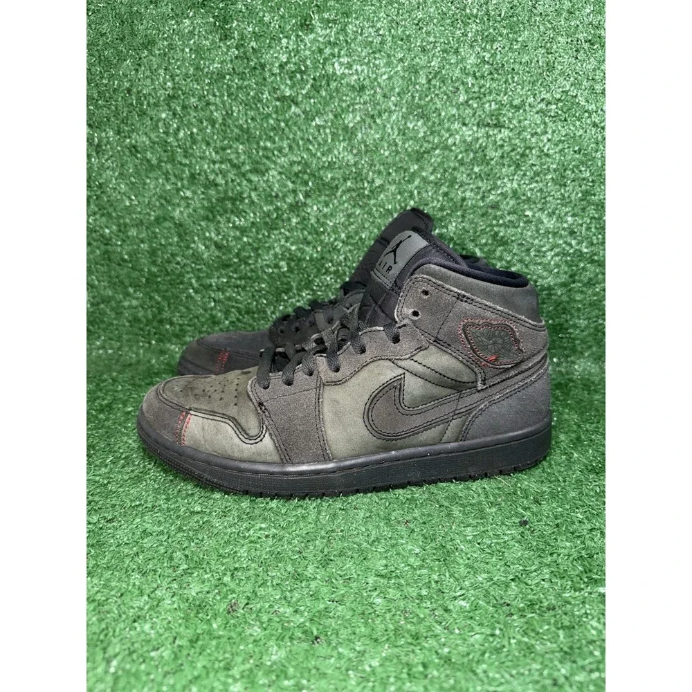 Air Jordan 1 Retro Mens Size 8 Craft Dark Smoke Grey Anthracite Basketball Shoes